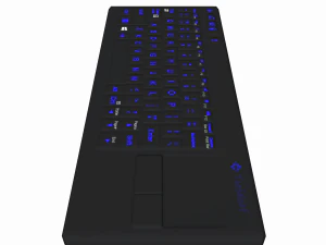 teclado colorido Modelo 3D