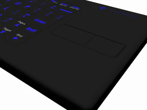 teclado colorido Modelo 3D