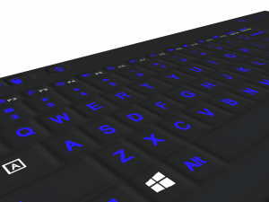 keyboard colorful Model 3D