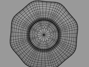 teacup red glazed 3D Model