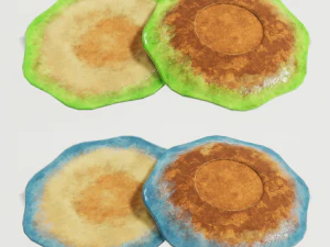 teacup and saucer colors 3D Model
