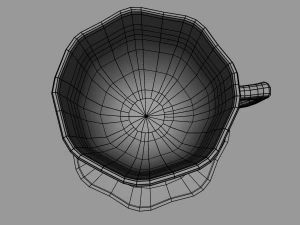 teacup and saucer colors 3D Model