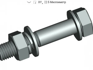 parafuso Modelo 3D
