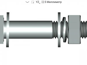 parafuso Modelo 3D