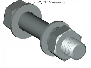 parafuso Modelo 3D