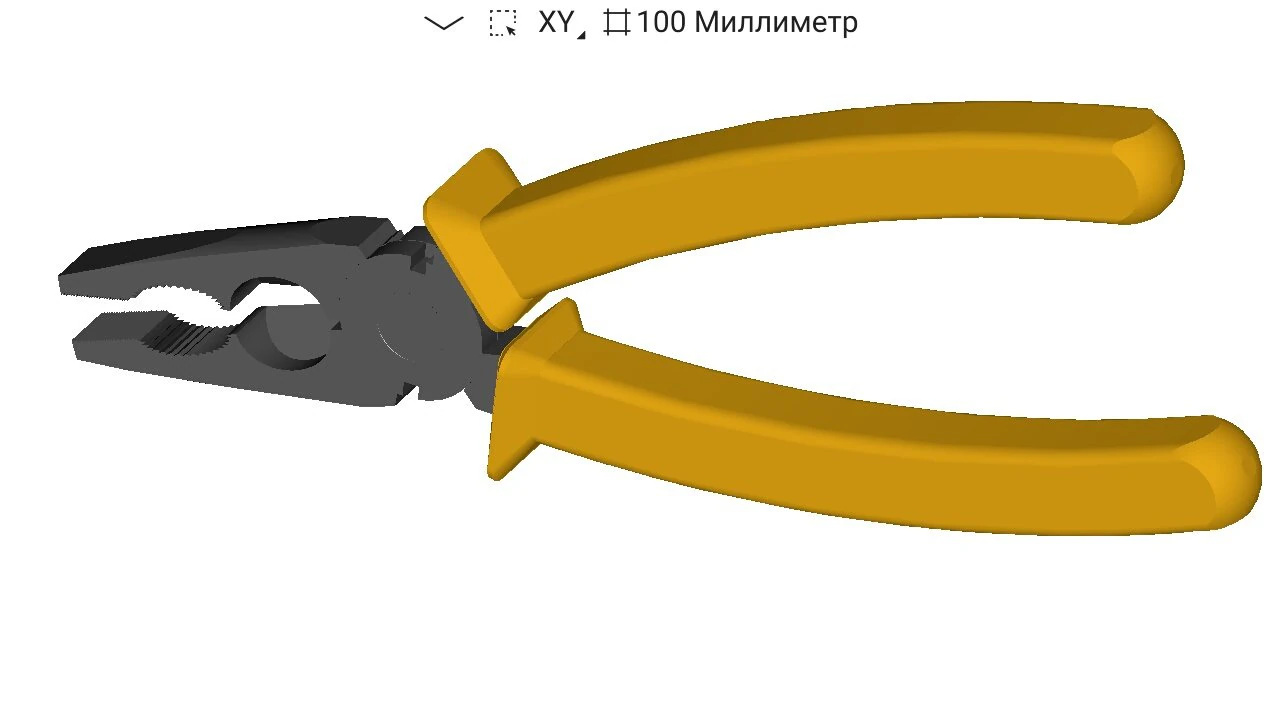 钳 3D 模型 .c4d .max .obj .3ds .fbx .stl .blend 