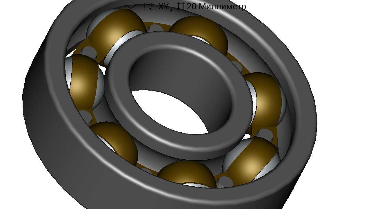 3d model bearing