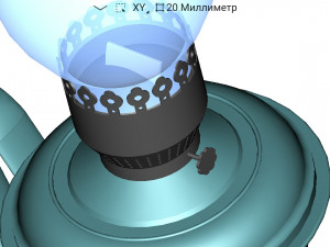 kerosine lamp 3D Модель