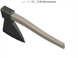 ax Modelo 3D