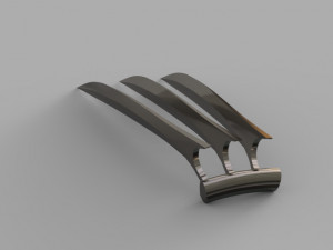 wolverine claws 3D-printmodel