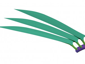 wolverine claws 3D Baskı Modeli
