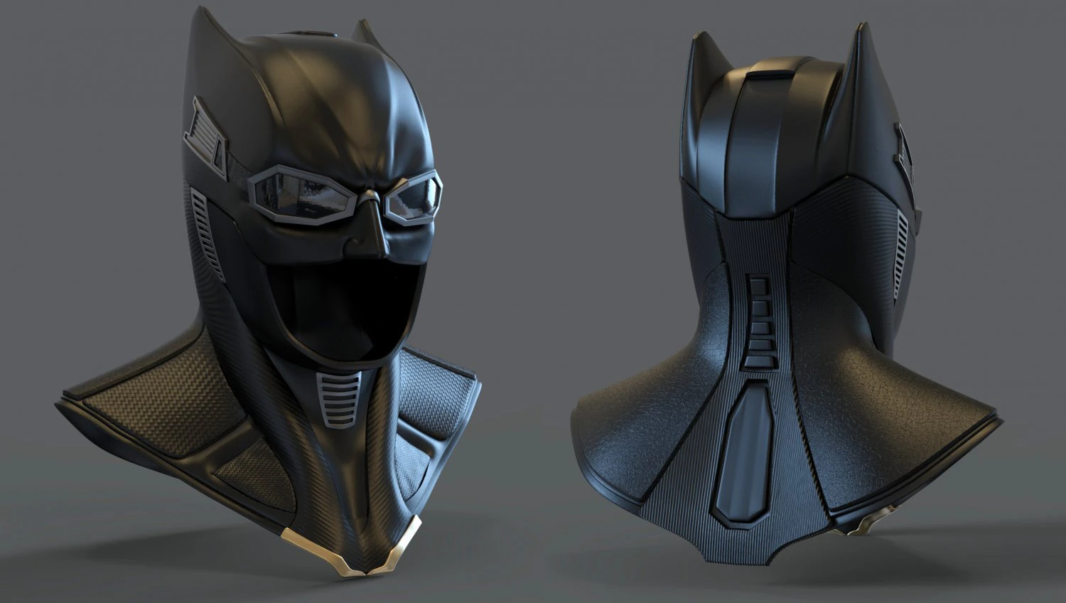 batman cowl 3D Print Model .c4d .max .obj .3ds .fbx .stl .blend 