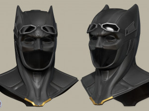 batman cowl Model Cetak 3D