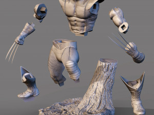 wolverine stl 3D-Druckmodell