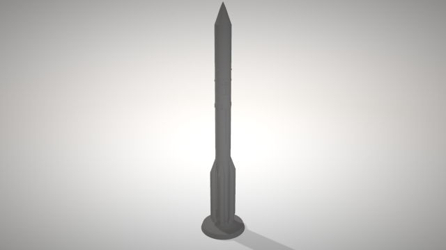 proton-m rocket Modèles 3D en vedette .c4d .max .obj .3ds .fbx .stl .blend 
