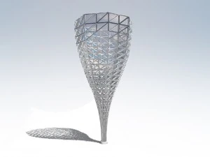 वृक्ष स्तम्भ 3D मॉडल