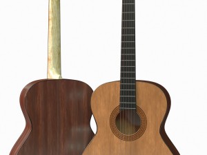 classical guitar 3Dモデル