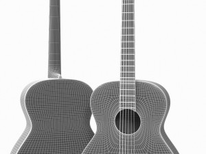 classical guitar 3Dモデル