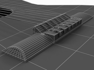 classical guitar 3Dモデル