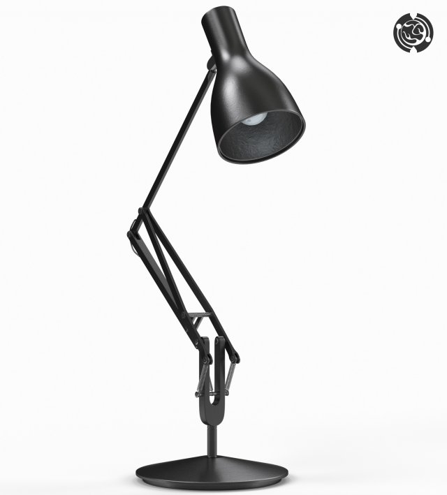 desk lamp Model 3D .c4d .max .obj .3ds .fbx .stl .blend 