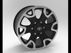 wheel 2018 toyota hilux invincible 3D 모델