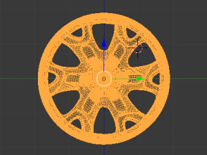 wheel 2018 toyota hilux invincible 3D Model