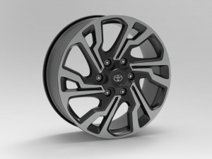 wheel 2021 toyota hilux gr2 3D 모델