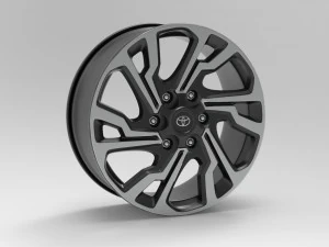 roue 2021 toyota hilux gr2 Modèle 3D