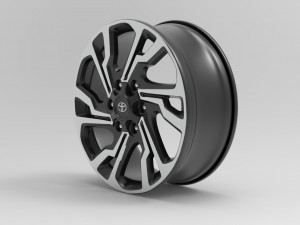 wheel 2021 toyota hilux gr2 Modelo 3D
