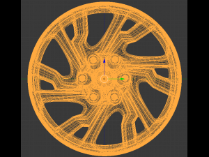 wheel 2021 toyota hilux gr2 Modelo 3D