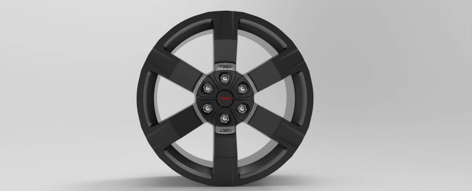 wheel 2016 toyota hilux trd pro 3D Model .c4d .max .obj .3ds .fbx .stl .blend