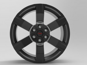 wheel 2016 toyota hilux trd pro 3D 모델