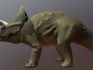 triceratops-low-poly 3D-Modell