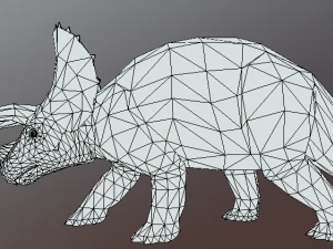 triceratops-low-poly 3D Model