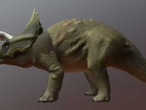 triceratops-low-poly 3D-Modell