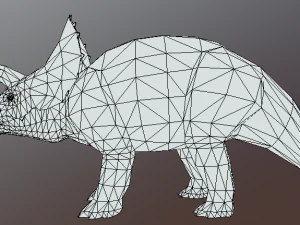 triceratops-low-poly 3D Model