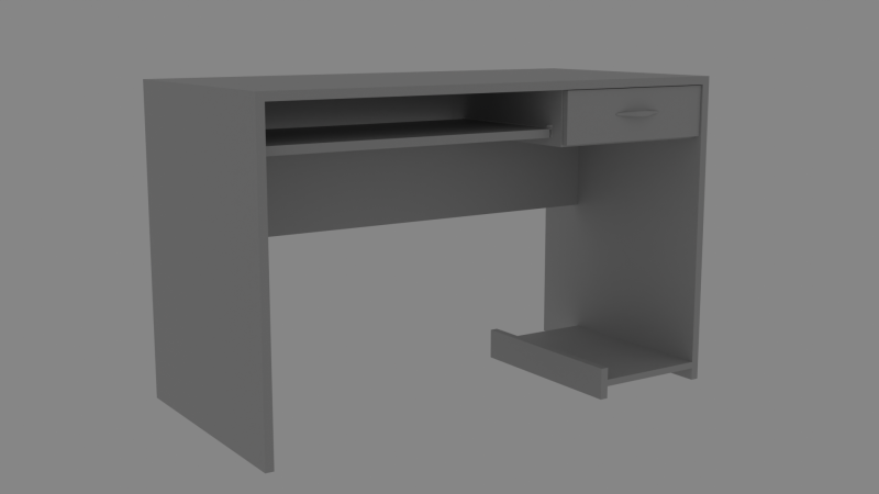 Desk pc 3Dモデル .c4d .max .obj .3ds .fbx .stl .blend 