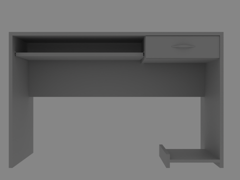 Desk pc 3Dモデル