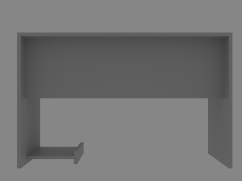 Desk pc 3Dモデル