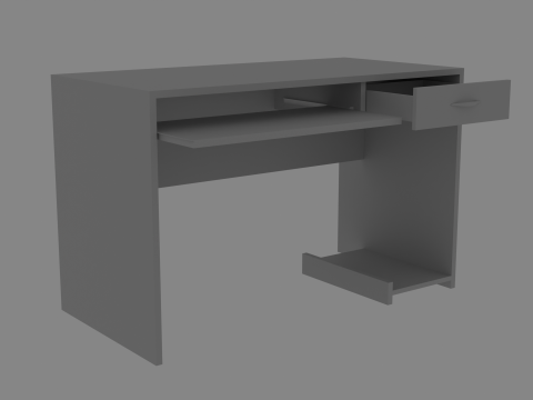 Desk pc 3Dモデル