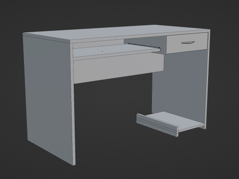 Desk pc 3Dモデル
