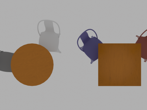 Coffee Furniture 3D Model