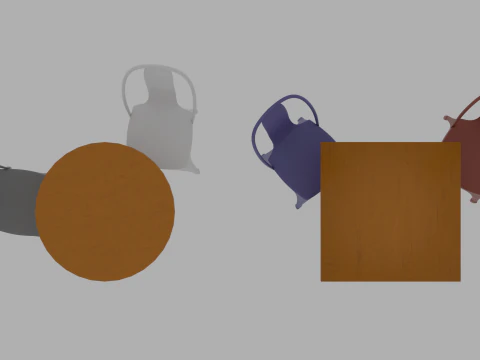 Coffee Furniture 3D Model