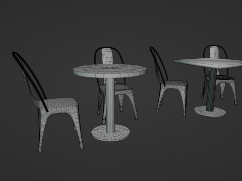 Coffee Furniture 3D Model