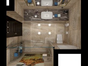 bathroom- group-02 3D Model