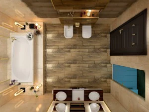 bathroom- group-02 3D Model
