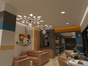 grand cafe Model 3D