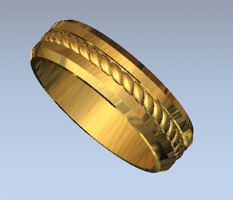 ring d 18 3D Model .c4d .max .obj .3ds .fbx .stl .blend 