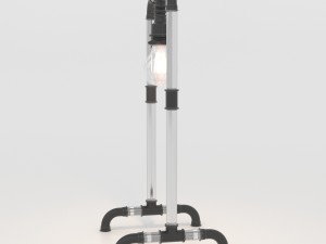 steampunk design retro art lamp Modello 3D