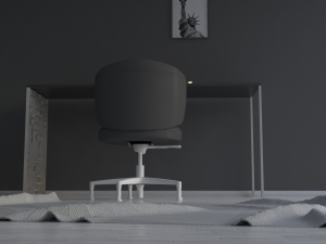 home office Modelo 3D